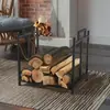 Ferramentas para Lareira Interna e Externa, Suporte para Lenha, Rack de Armazenamento de Madeira, Rack de Organização e Armazenamento