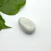 Pingente Gota d'Água Estilo Europeu e Americano Cristal Natural Ágata Pedra Bruta Oval 2,0mm Furo Lateral Colar Pingente DIY Jade