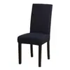 Funda de Silla de Color Sólido para Comercio Exterior Transfronterizo, Funda de Silla Doméstica Elástica de Alta Gama, Funda de Silla para Mesa de Comedor Anti-Manchas, Ventas Directas de Fábrica