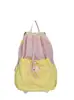Mochila Ligera Color-Block Dopamina para Mujer, Mochila Estilo Fresco con Cierre de Cordón para Viajes, Ocio al Aire Libre, Senderismo y Montañismo