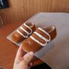 Zapatos de Moda Mary Jane para Niñas con Lazo Bosque Nueva Colección Primavera y Otoño 2025 Suela Suave Encaje Zapatos de Princesa Edición Estudiante