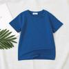 Comercio Exterior Camisetas de Algodón Básicas de Color Sólido de Manga Corta para Niños y Niñas, Versátiles, Color Caramelo, Verano Nuevo, para Bebés, T2026