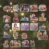 Calendário de Contagem Regressiva de Natal para Grupo de Meninas Caçadoras de Kpop Transfronteiriço Caixa Surpresa Pingente Plano de Acrílico Decoração de Árvore de Natal