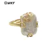 MPR070 Estilo europeu estilo palácio pérola de água doce zircônia transparente ouro 18K design de contorno joia feminina para ocasiões importantes