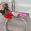 Decorações de Cupcake para o Dia dos Namorados Chinês Enfeites Amor Feliz Dia dos Namorados Marcador Acrílico Decoração de Bolo