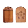 Madeira de Pessegueiro Fulminada por Raio, Madeira de Jujuba, Pingente Caixa Thangka Pixiu, Não Importa a Marca Pode Ser Combinado com Vidro para Guardar Caligrafia e Pintura
