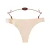 Tanga Sin Costuras para Mujer Fino de una Pieza de Seda Helada Ropa Interior Deportiva Yoga Fitness Invisible Sexy Tanga para Mujer de Verano
