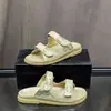 Zapatos de Mujer Transfronterizos para Uso en Exteriores, Zapatos de Playa Slip-On Suaves de Primavera y Verano Estilo Chanel, Zapatos Slip-On de Mujer para Verano, Transpirables