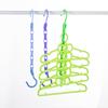 Percha Multifuncional Antideslizante A Prueba de Viento Percha Mágica Creativa de Cinco Agujeros Perchero Giratorio para Secado Estante de Almacenamiento Venta al por Mayor
