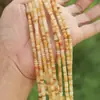 2*4mm cuentas de ábaco color yema de huevo natural DIY hechas a mano accesorios de joyería semiacabados para collares y pulseras venta al por mayor transfronteriza