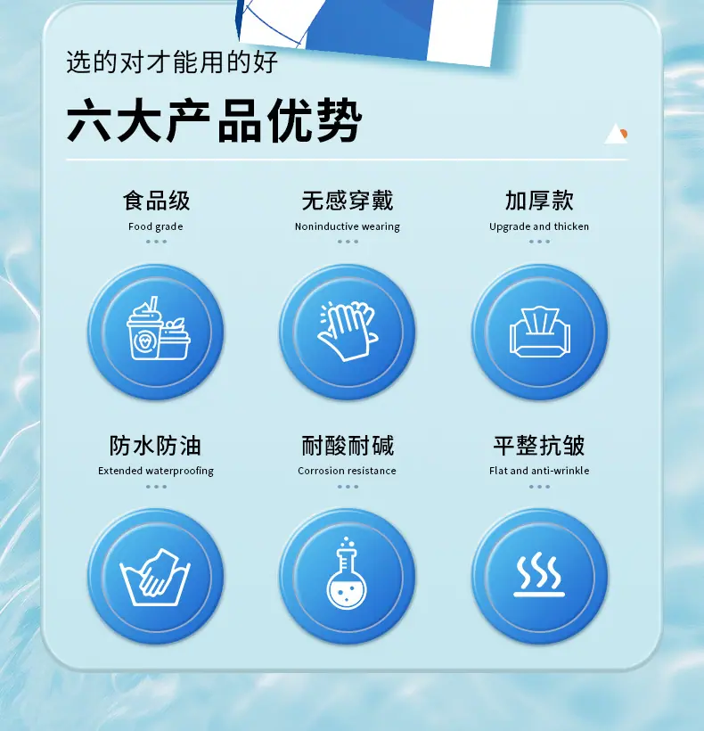 一次性丁腈手套透明