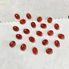 Cabujones Naturales de Ágata Roja de Alta Calidad Ovalados, Parches de Cuentas de Calcedonia Roja, Accesorios para Manualidades, Más Vendidos Transfronterizos