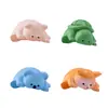 Figuras Lindas de Animales Pequeños Accesorios Decorativos DIY para Casa de Muñecas Coche Oficina Escritorio Adornos Pequeños