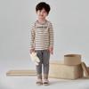 J043 Pijama para niños Conjunto de dos piezas Diseño ZYZ Lana Pull Frame Ropa para el hogar Clase A Grueso Traje de ropa interior para niños
