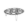 Rejilla para Vapor Plegable Acero Inoxidable Engrosado Soporte Multifuncional para el Hogar Rejilla para Vapor de Patas Altas y Bajas Rejilla para Vapor de Huevos Rejilla Aislante de Calor Vaporizar Arroz