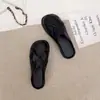 Pantuflas de Baotou para Mujer, Estilo Exterior Elegante, Novedad Verano 2026, Suela Gruesa, Tejido Hueco, Versátiles, Sandalias para Persona Perezosa