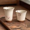 Taza de Incienso de Orquídea Pintada a Mano de Fábrica Taza Maestra para Mujer Juego de Té de Cerámica Taza para Beber Té Kung Fu Taza de Té Pequeña Taza de Té