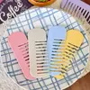 Peine de Color Sólido Macaron, Peine Fino para el Cabello, Lindo Peine para Estudiantes, Niñas y Niños, Popular Regalo de Celebridad de Internet Transfronterizo