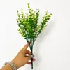 Plantas verdes artificiais, grama, flores artificiais, grama sintética, arranjos florais, plantas decorativas, materiais para decoração de parede, em estoque atacado do fabricante