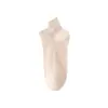 Calcetines para Mujer Talla 26, Calcetines Cortos de Malla Finos Transpirables, Color Caramelo con Diseño de Orejas, Calcetines Invisibles Bajos para Mujer, Estilo Fino de Verano