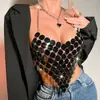 AYJ Fornecimento Transfronteiriço Europeu e Americano Verão 2026 AliExpress EBAY Camisola Sexy com Lantejoulas Y806
