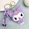 Chaveiro de silicone super fofo gato da sorte bolsa de armazenamento bolsa de moedas pingente fofo sorriso gatinho bolsa enfeites presente