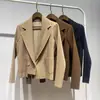 Blazer Issey Miyake Estilo Similar para Mulheres, Design Artístico Plissado de Alto Padrão, Jaqueta de Terno Casual de Manga Longa para Mulheres 2026