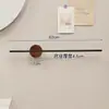 Estilo Moderno Minimalista Montaje en Pared Sin Taladro Baño Nogal Impermeable Toallero Suministro al por Mayor Minorista