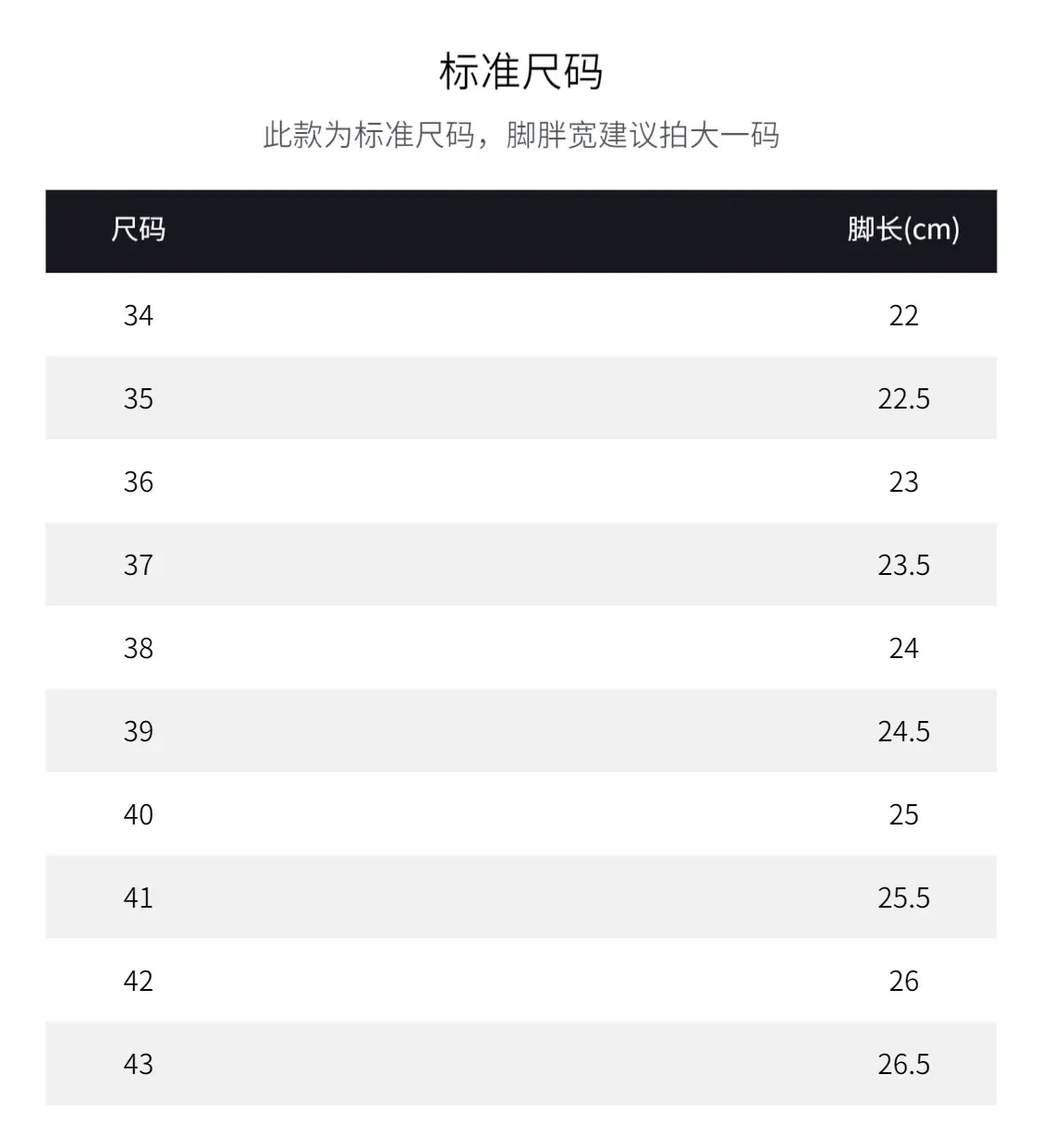 尺码
