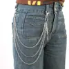 Cadena de Pantalones Ins Unisex Punk Metal Jeans Cadena Decorativa Personalizada para Cintura Cadena de Hip-Hop Europea y Americana Accesorio Multicapa