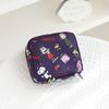 Bolsa de almacenamiento de toallas sanitarias portátil estilo japonés con cremallera para viajes, para niñas y estudiantes