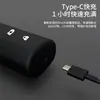 Transmisión en vivo nueva afeitadora eléctrica de alta potencia 9D multifuncional lavable recargable por USB cuchillo para barba carga rápida de 1 hora