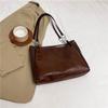 Linda Bolsa Comum Elegante com Emendas para Mulheres 2024 Nova Bolsa de Ombro Casual de Grande Capacidade Bolsa Axilar Estudantil da Moda