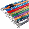 Cordón Personalizado para Insignias de Trabajo de Empleados Corporativos, Cordón para Insignias de Sala de Exposiciones, Logo Personalizable, Cordón de Transferencia Térmica a Doble Cara