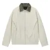 Chaqueta de color block con solapas de alta costura para hombre, con tejido texturizado, hombros caídos, corte holgado, dobladillo fruncido y cierre de cremallera, perfecta para otoño e invierno
