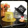 Sombrero de fiesta de Año Nuevo feliz transfronterizo Laipai, tocado cónico, gafas, trompeta de dragón, regalo de fiesta apto para niños