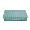 Caja de Almacenamiento con 26 Compartimentos Transparentes Individuales para Organizar Joyería, Caja de Plástico con 26 Compartimentos Separados para Guardar Cuentas