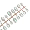Estrella Plateada Ojo de Gato Textura de Alta Calidad Estilo Chica Elegante Estilo Hermana Mayor Blanqueamiento Uñas Cortas Arte de Uñas 30-t Uñas Portátiles