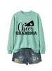 Sudadera deportiva casual cómoda versátil para mujer cheer grandma Amazon eBay tienda independiente capa base