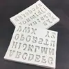 DIY Nuevo Molde de Silicona para Chocolate con 26 Letras Inglesas Molde para Pastel de Caramelo Plegable Hecho a Mano Herramienta Plegable para Caramelo