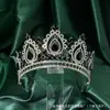 Corona de Novia Transfronteriza Europea y Americana Moda Cristalina Tocado de Cumpleaños Vintage Reina Accesorio para el Cabello Corona de Graduación Original Al Por Mayor