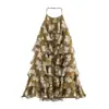 Fabricantes Mayoristas de Ropa para Mujer Transfronterizos 2026 Aliexpress Venta Caliente Moda Floral Decorativo en Capas Vestido