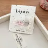 Nuevo Pasador de Pelo con Lazo de Perla Dulce Fresco para Niña Accesorio para el Cabello Estilo Coreano Pinza para el Cabello Infantil Adorno para el Cabello Pinza Lateral