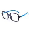2025 Nuevas Gafas Anti-Luz Azul para Niños Protección Ocular para Computadora y Teléfono Móvil Lentes Planos Material de Silicona Cómodo F8284