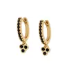 Arete Colgante de Triángulo Geométrico con Diamantes Estilo Celi Francés Moda Versátil Pendientes Europeos y Americanos de Lujo Ligero Accesorios para Orejas de Mujer