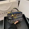 Bolso de Caja Transfronterizo para Mujer 2026 Nuevo Estilo Simple Moda Retro Letra Gran Capacidad Bolso de Mano Bolso Cruzado
