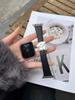 Correa Magnética de Cuero con Patrón de Líneas para Apple Watch iWatch 12ª Generación 11/10Ultra