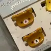 Fofo antigo inicial fácil urso pequena presilha de aperto alto valor de cor urso de desenho animado acrílico tridimensional mini clipe doce menina acessórios de cabelo