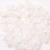 Flor de Cerezo Estéreo con Flores Doradas Espolvoreadas, Flor de Flor de Cerezo Escarchada con Agujero Mediano, Material de Cuentas Sueltas Hecho a Mano Estilo Antiguo para Pasador de Pelo / Adorno de Cabeza