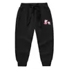 Ropa para niños pantalones para niños ropa de otoño pantalones deportivos gruesos para niños pantalones otoño e invierno Cerdo de dibujos animados pantalones casuales moda